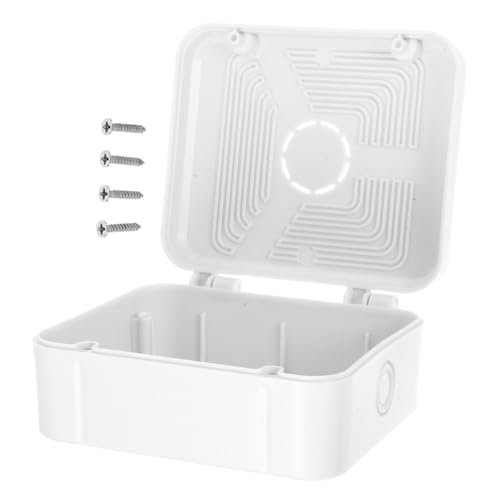 ARTSEWPLY Wasserdichte Außen abzweigdose für Dome kameras Kabelschutz und Wetterfeste Elektro verteilerdose zur Sicheren Montage von Cctv kabeln im Freien Weiß von ARTSEWPLY