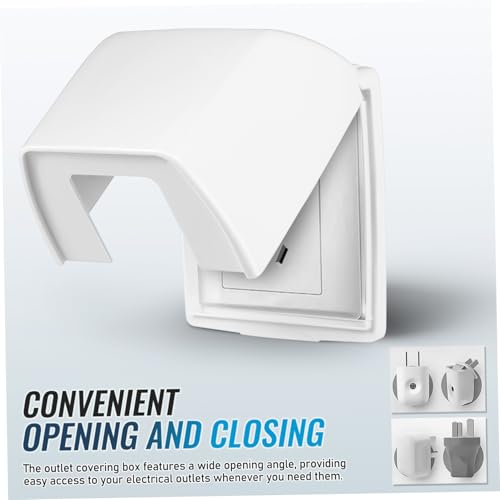 ARTSEWPLY Wasserdichte Steckdosenabdeckung aus Robustem Spritzschutz für Badezimmer Küche Vielseitig Einsetzbar Installieren Schutz vor Wasser und Feuchtigkeit ARTSEWPLY Wasserdichte Steckdosenabdeckung aus Robustem Spritzschutz für Badezimmer Küche Vielseitig Einsetzbar Installieren Schutz vor Wasser und Feuchtigkeit von ARTSEWPLY