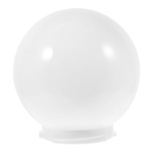 ARTSEWPLY Wasserdichter kugelförmiger Lampenschirm Ersatz für Garten und Außenbeleuchtung Leichter Street Lamp Cover Modischer Einfacher Lampenschirm für Patio Terrasse von ARTSEWPLY