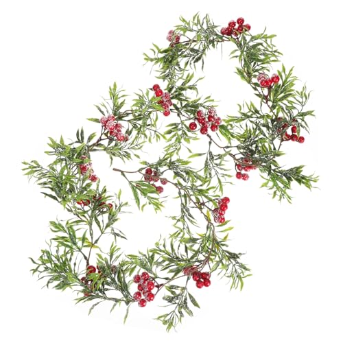 ARTSEWPLY Weihnachtliche Deko Rattan Zweig mit Roten Beeren Handgefertigt Langlebig Vielseitig Verwendbar für Innenräume Verstellbare Künstlicher Weihnachtszweig für Festliche Atmosphäre ARTSEWPLY Weihnachtliche Deko Rattan Zweig mit Roten Beeren Handgefertigt Langlebig Vielseitig Verwendbar für Innenräume Verstellbare Künstlicher Weihnachtszweig für Festliche Atmosphäre von ARTSEWPLY