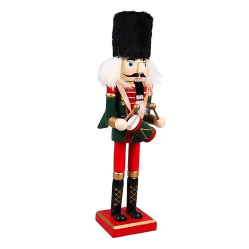 ARTSEWPLY Weihnachtliche Holz Figur Detaillierte Soldaten Dekoration Festlicher Weihnachtsschmuck Tisch Ornament für Xmas Wohnraumdeko von ARTSEWPLY