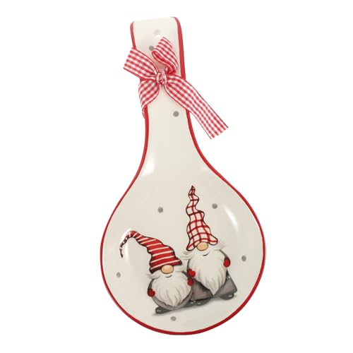 ARTSEWPLY Weihnachtlicher Löffel und Essstäbchenhalter aus Keramik Stabiles Design Lebensmittelecht Wiederverwendbar für Küchenutensilien und Tischdekoration ARTSEWPLY Weihnachtlicher Löffel und Essstäbchenhalter aus Keramik Stabiles Design Lebensmittelecht Wiederverwendbar für Küchenutensilien und Tischdekoration von ARTSEWPLY