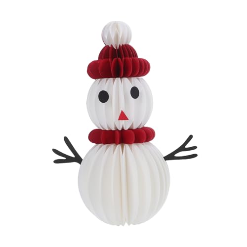 ARTSEWPLY Weihnachtlicher Schneemann Deko-honigwabe Tischdekoration Platzsparend Vielseitig Einsetzbar Ansprechendes Wintermotiv für Festliche Esstische und Partyambiente ARTSEWPLY Weihnachtlicher Schneemann Deko-honigwabe Tischdekoration Platzsparend Vielseitig Einsetzbar Ansprechendes Wintermotiv für Festliche Esstische und Partyambiente von ARTSEWPLY