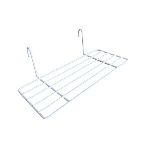ARTSEWPLY Weiße Drahtgitter Wandablage Gerades Regal mit Praktischem Haken Design Stapelbar für Wohnzimmer Schlafzimmer Küche und Bad Platzsparender Wand Organizer für Vielseitige ARTSEWPLY Weiße Drahtgitter Wandablage Gerades Regal mit Praktischem Haken Design Stapelbar für Wohnzimmer Schlafzimmer Küche und Bad Platzsparender Wand Organizer für Vielseitige von ARTSEWPLY