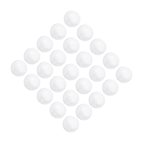 ARTSEWPLY Weißer Styropor Bastelball für DIY Weihnachtsdeko Kreative Bastelprojekte Vielseitige Verwendung Leichtes Material Glatte Oberfläche zum Bemalen von ARTSEWPLY