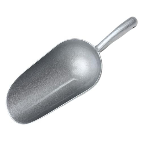 ARTSEWPLY Zinklegierung Küchen Schaufel Silber Ergonomisch Food Scoop Mehlschaufel Reisschaufel Vielseitig für Haushalt und Tee von ARTSEWPLY