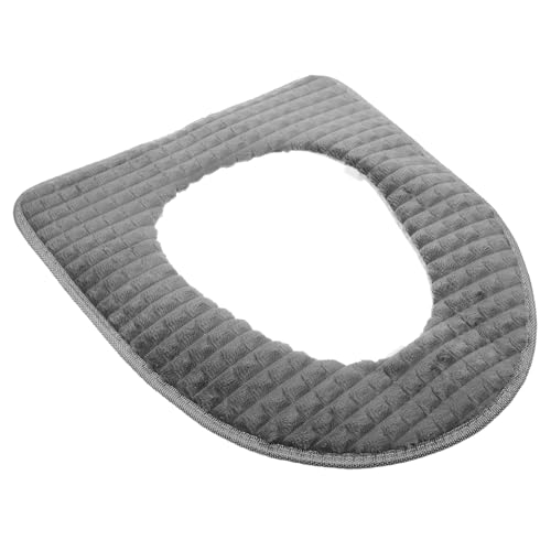 ARTSEWPLY Zipper Toilettensitzbezug Graue Warme Abdeckung Installieren und Waschbar Geeignet für Runde Wc Sitze rutschfest und Wiederverwendbar für Kalte ARTSEWPLY Zipper Toilettensitzbezug Graue Warme Abdeckung Installieren und Waschbar Geeignet für Runde Wc Sitze rutschfest und Wiederverwendbar für Kalte von ARTSEWPLY
