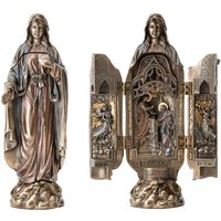 Jungfrau Maria Triptychon-statue Geflügelte Altarskulptur von ARTSSE