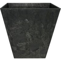 Artstone Topf Ella 30 x 30 x 29 cm schwarz Blumentöpfe & Übertöpfe von IVYLINE