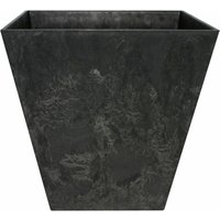 Artstone - TrendLine Blumentopf Ella schwarz 35 x 35 cm Pflanztopf mit Drainage Pflanzkübel von ARTSTONE