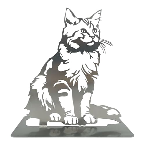 ARTTEC Kätzchen sitzend Aufsteller – Glänzende Edelstahldeko für Garten, Balkon & Terrasse | Wetterfeste Metall Dekofigur – Edelstahl Deko – Größe: 22 × 25 cm– Made in Germany ARTTEC Kätzchen sitzend Aufsteller – Glänzende Edelstahldeko für Garten, Balkon & Terrasse | Wetterfeste Metall Dekofigur – Edelstahl Deko – Größe: 22 × 25 cm– Made in Germany von ARTTEC Design