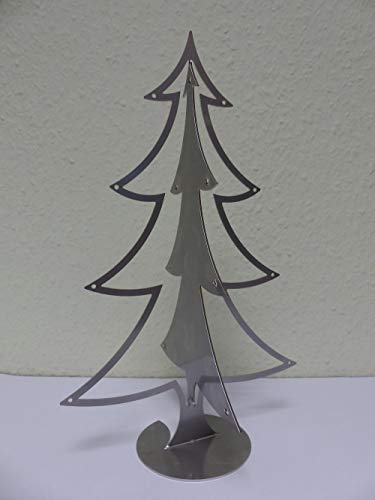 ARTTEC Tisch-Weihnachtsbaum, Tischdeko der besonderen Art - hochwertige Gartendeko aus Metall - Rost Deko für Garten, Balkon & Terasse - Metall Deko zum Aufstellen - Made in Germany von ARTTEC Design