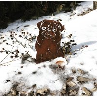 Hund Mops Hund Mops von ARTTECDesignShop