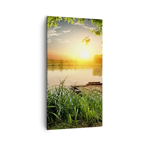 ARTTOR Bilder auf Leinwand 55x100cm Leinwandbild mit Rahmen Brücke See Groß Wanddeko Bild Schlafzimmer Küche Deko Wandbilder Dekoration Wohnzimmer Wall Decor Canvas Wand Kunstdruck Art PA55x100-3914 ARTTOR Bilder auf Leinwand 55x100cm Leinwandbild mit Rahmen Brücke See Groß Wanddeko Bild Schlafzimmer Küche Deko Wandbilder Dekoration Wohnzimmer Wall Decor Canvas Wand Kunstdruck Art PA55x100-3914 von ARTTOR