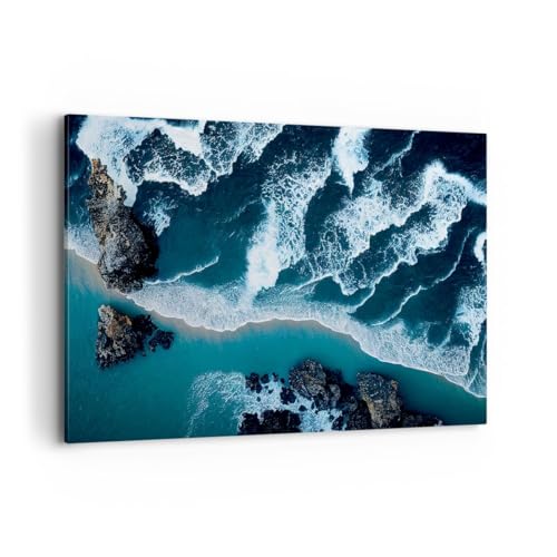 ARTTOR Wandbilder Dekoration Wohnzimmer Cliff Meer Natur Bilder auf Leinwand 120x80cm Leinwandbild Schlafzimmer Küche Deko Wand Kunstdruck Art Groß XXL Wanddeko Bild Wall Decor Canvas AA120x80-6004 ARTTOR Wandbilder Dekoration Wohnzimmer Cliff Meer Natur Bilder auf Leinwand 120x80cm Leinwandbild Schlafzimmer Küche Deko Wand Kunstdruck Art Groß XXL Wanddeko Bild Wall Decor Canvas AA120x80-6004 von ARTTOR