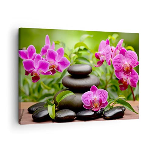 Bilder auf Leinwand Blumen Steine Bambus Dekoration Leinwandbild 70x50cm Wandbilder Dekoration Wohnzimmer Schlafzimmer Küche Deko Klein Wanddeko Bild Wand Kunstdruck Art Wall Decor Canvas AA70x50-2687 Bilder auf Leinwand Blumen Steine Bambus Dekoration Leinwandbild 70x50cm Wandbilder Dekoration Wohnzimmer Schlafzimmer Küche Deko Klein Wanddeko Bild Wand Kunstdruck Art Wall Decor Canvas AA70x50-2687 von ARTTOR