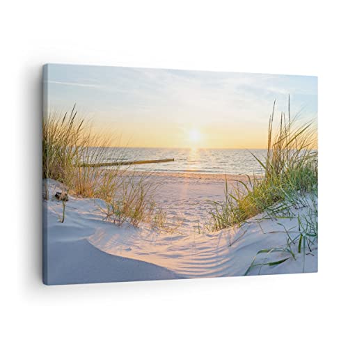 Bilder auf Leinwand Düne Strand Meer Leinwandbild mit Rahmen 70x50cm Wandbilder Dekoration Wohnzimmer Schlafzimmer Küche Deko Klein Wanddeko Bild Wand Kunstdruck Art Wall Decor Canvas AA70x50-3989 Bilder auf Leinwand Düne Strand Meer Leinwandbild mit Rahmen 70x50cm Wandbilder Dekoration Wohnzimmer Schlafzimmer Küche Deko Klein Wanddeko Bild Wand Kunstdruck Art Wall Decor Canvas AA70x50-3989 von ARTTOR