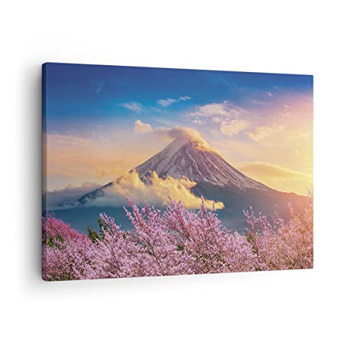Bilder auf Leinwand Fuji Blume Kirsche Leinwandbild mit Rahmen 70x50cm Wandbilder Dekoration Wohnzimmer Schlafzimmer Küche Deko Klein Wanddeko Bild Wand Kunstdruck Art Wall Decor Canvas AA70x50-4490 Bilder auf Leinwand Fuji Blume Kirsche Leinwandbild mit Rahmen 70x50cm Wandbilder Dekoration Wohnzimmer Schlafzimmer Küche Deko Klein Wanddeko Bild Wand Kunstdruck Art Wall Decor Canvas AA70x50-4490 von ARTTOR