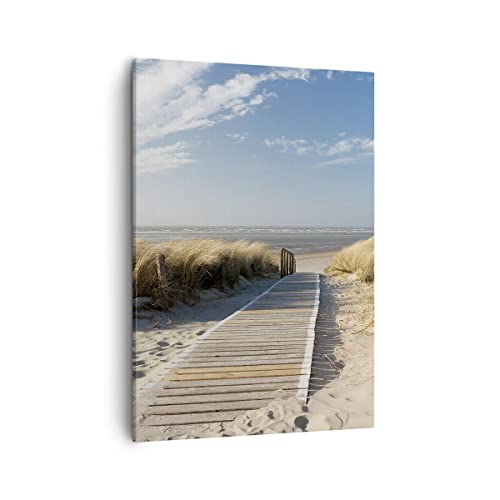 Bilder auf Leinwand Strand Meer Fußgängerbrücke Ufer Leinwandbild mit Rahmen 50x70cm Wandbilder Dekoration Wohnzimmer Schlafzimmer Küche Deko Groß Wanddeko Bild Wand Kunstdruck Art Canvas PA50x70-2657 Bilder auf Leinwand Strand Meer Fußgängerbrücke Ufer Leinwandbild mit Rahmen 50x70cm Wandbilder Dekoration Wohnzimmer Schlafzimmer Küche Deko Groß Wanddeko Bild Wand Kunstdruck Art Canvas PA50x70-2657 von ARTTOR