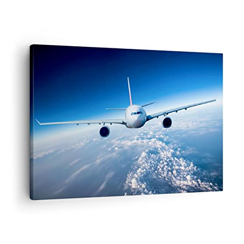 Bilder auf Leinwand Flugzeug himmel wolken flug Leinwandbild 70x50cm Wandbilder Dekoration Wohnzimmer Schlafzimmer Küche Deko Klein Wanddeko Bild Wand Kunstdruck Art Wall Decor Canvas AA70x50-2723 Bilder auf Leinwand Flugzeug himmel wolken flug Leinwandbild 70x50cm Wandbilder Dekoration Wohnzimmer Schlafzimmer Küche Deko Klein Wanddeko Bild Wand Kunstdruck Art Wall Decor Canvas AA70x50-2723 von ARTTOR