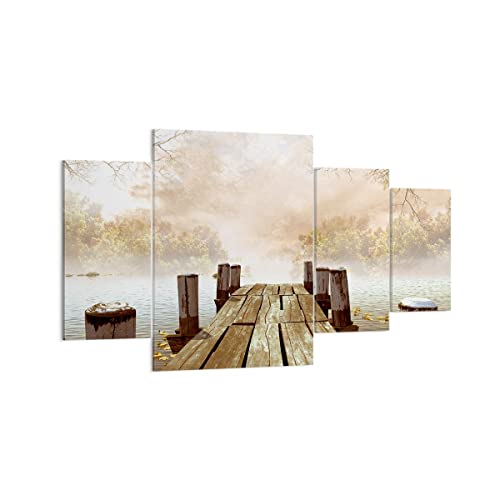Bilder auf Leinwand 160x90cm Leinwandbild Illustration herbst landschaft bäume Groß XXL Wanddeko Bild Schlafzimmer Set 4 teilige Wandbilder Dekoration Wohnzimmer Canvas Kunstdruck Art DL160x90-2394 Bilder auf Leinwand 160x90cm Leinwandbild Illustration herbst landschaft bäume Groß XXL Wanddeko Bild Schlafzimmer Set 4 teilige Wandbilder Dekoration Wohnzimmer Canvas Kunstdruck Art DL160x90-2394 von ARTTOR