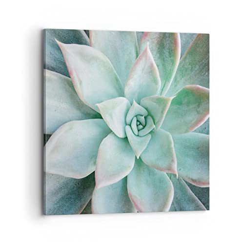 Bilder auf Leinwand 70x70cm Leinwandbild mit Rahmen Blau Blätter Agave Groß Wanddeko Bild Schlafzimmer Küche Deko Wandbilder Dekoration Wohnzimmer Wall Decor Canvas Wand Kunstdruck Art AC70x70-4628 Bilder auf Leinwand 70x70cm Leinwandbild mit Rahmen Blau Blätter Agave Groß Wanddeko Bild Schlafzimmer Küche Deko Wandbilder Dekoration Wohnzimmer Wall Decor Canvas Wand Kunstdruck Art AC70x70-4628 von ARTTOR