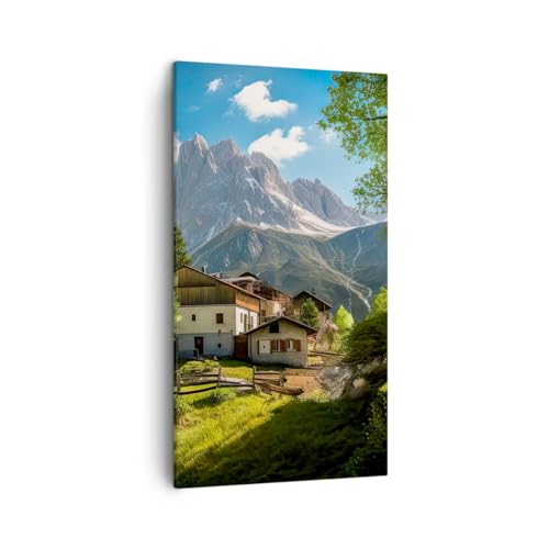 Bilder auf Leinwand Berge Landschaft Alpen Leinwandbild mit Rahmen 45x80cm Wandbilder Dekoration Wohnzimmer Schlafzimmer Küche Deko Klein Wanddeko Bild Wand Kunstdruck Art Wall Canvas PA45x80-5814 Bilder auf Leinwand Berge Landschaft Alpen Leinwandbild mit Rahmen 45x80cm Wandbilder Dekoration Wohnzimmer Schlafzimmer Küche Deko Klein Wanddeko Bild Wand Kunstdruck Art Wall Canvas PA45x80-5814 von ARTTOR