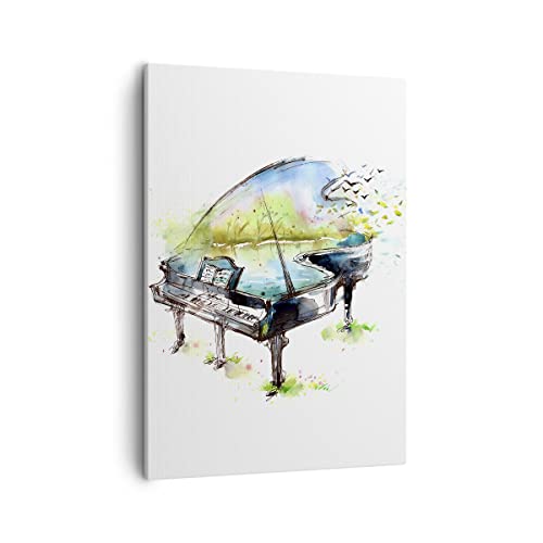 Bilder auf Leinwand Klavier Natur Musik Eleganz Leinwandbild mit Rahmen 50x70cm Wandbilder Dekoration Wohnzimmer Schlafzimmer Küche Deko Groß Wanddeko Bild Wand Kunstdruck Art Wall Canvas PA50x70-3034 Bilder auf Leinwand Klavier Natur Musik Eleganz Leinwandbild mit Rahmen 50x70cm Wandbilder Dekoration Wohnzimmer Schlafzimmer Küche Deko Groß Wanddeko Bild Wand Kunstdruck Art Wall Canvas PA50x70-3034 von ARTTOR