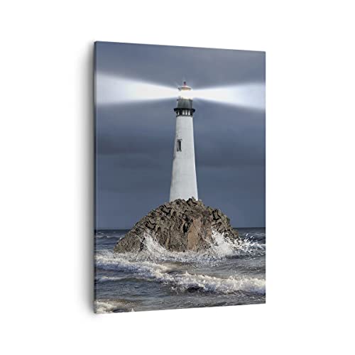 Bilder auf Leinwand Leuchtturm Meer Leinwandbild mit Rahmen 50x70cm Wandbilder Dekoration Wohnzimmer Schlafzimmer Küche Deko Groß Wanddeko Bild Wand Kunstdruck Art Wall Decor Canvas PA50x70-3550 Bilder auf Leinwand Leuchtturm Meer Leinwandbild mit Rahmen 50x70cm Wandbilder Dekoration Wohnzimmer Schlafzimmer Küche Deko Groß Wanddeko Bild Wand Kunstdruck Art Wall Decor Canvas PA50x70-3550 von ARTTOR