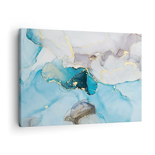 Bilder auf Leinwand Marmor Modern Blau Leinwandbild mit Rahmen 70x50cm Wandbilder Dekoration Wohnzimmer Schlafzimmer Küche Deko Klein Wanddeko Bild Wand Kunstdruck Art Wall Decor Canvas AA70x50-4792 Bilder auf Leinwand Marmor Modern Blau Leinwandbild mit Rahmen 70x50cm Wandbilder Dekoration Wohnzimmer Schlafzimmer Küche Deko Klein Wanddeko Bild Wand Kunstdruck Art Wall Decor Canvas AA70x50-4792 von ARTTOR