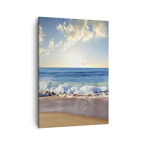 Bilder auf Leinwand Meer Ufer Wasser Leinwandbild mit Rahmen 50x70cm Wandbilder Dekoration Wohnzimmer Schlafzimmer Küche Deko Groß Wanddeko Bild Wand Kunstdruck Art Wall Decor Canvas PA50x70-3551 Bilder auf Leinwand Meer Ufer Wasser Leinwandbild mit Rahmen 50x70cm Wandbilder Dekoration Wohnzimmer Schlafzimmer Küche Deko Groß Wanddeko Bild Wand Kunstdruck Art Wall Decor Canvas PA50x70-3551 von ARTTOR