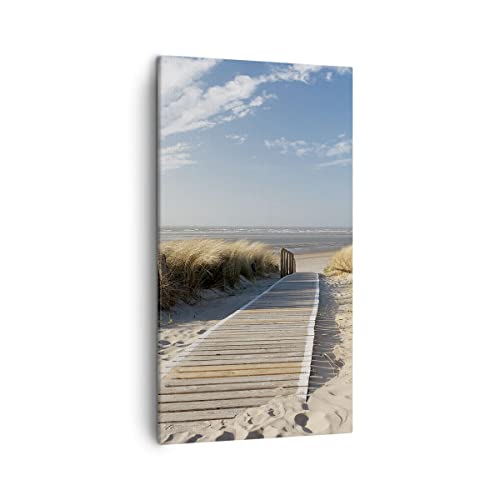 Bilder auf Leinwand Strand Meer Fußgängerbrücke Ufer Leinwandbild mit Rahmen 45x80cm Wandbilder Dekoration Wohnzimmer Schlafzimmer Deko Klein Wanddeko Bild Wand Kunstdruck Art Canvas PA45x80-2657 Bilder auf Leinwand Strand Meer Fußgängerbrücke Ufer Leinwandbild mit Rahmen 45x80cm Wandbilder Dekoration Wohnzimmer Schlafzimmer Deko Klein Wanddeko Bild Wand Kunstdruck Art Canvas PA45x80-2657 von ARTTOR