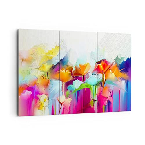 Mehrteilige Bilder auf Leinwand 165x110cm Leinwandbild Blumen Wiese Sommer Groß XXL Wanddeko Bild Schlafzimmer Set 3 teilige Wandbilder Dekoration Wohnzimmer Canvas Wand Kunstdruck Art CE165x110-4095 Mehrteilige Bilder auf Leinwand 165x110cm Leinwandbild Blumen Wiese Sommer Groß XXL Wanddeko Bild Schlafzimmer Set 3 teilige Wandbilder Dekoration Wohnzimmer Canvas Wand Kunstdruck Art CE165x110-4095 von ARTTOR