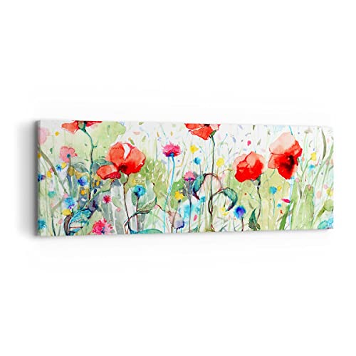 Panorama Bilder auf Leinwand Blumen Wiese Blatt Natur Leinwandbild 90x30cm Wandbilder Dekoration Wohnzimmer Schlafzimmer Küche Klein Wanddeko Bild Wand Kunstdruck Art Wall Decor Canvas AB90x30-3076 Panorama Bilder auf Leinwand Blumen Wiese Blatt Natur Leinwandbild 90x30cm Wandbilder Dekoration Wohnzimmer Schlafzimmer Küche Klein Wanddeko Bild Wand Kunstdruck Art Wall Decor Canvas AB90x30-3076 von ARTTOR
