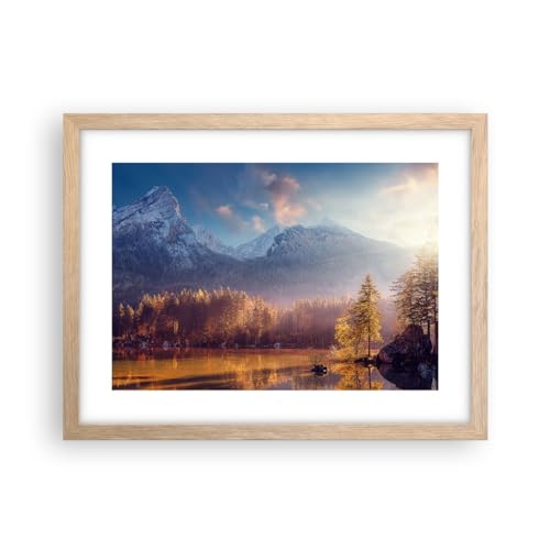 Poster Rahmen helle Eiche Berglandschaft Natur Sonnenuntergang Deko 40x30cm Wandposter Wandbilder Dekoration Wohnzimmer Schlafzimmer Küche Wanddeko Bild Wand Kunstdruck Modern Wall Art P2NAA40x30-5365 Poster Rahmen helle Eiche Berglandschaft Natur Sonnenuntergang Deko 40x30cm Wandposter Wandbilder Dekoration Wohnzimmer Schlafzimmer Küche Wanddeko Bild Wand Kunstdruck Modern Wall Art P2NAA40x30-5365 von ARTTOR