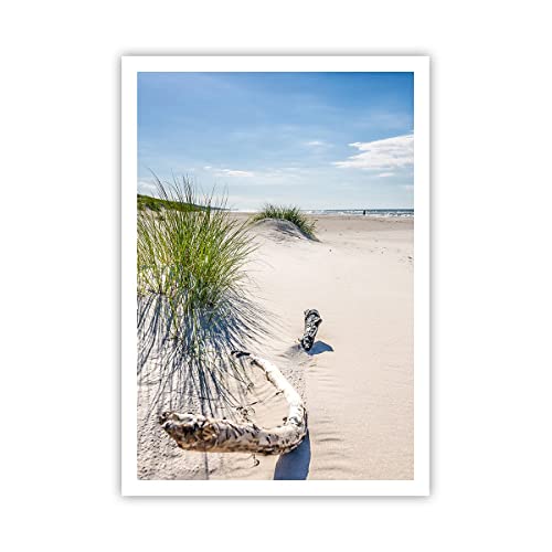 Poster ohne Rahmen Deko 70x100cm Mrzezyno Strand Meer Wandposter Art Prints Wanddeko Bild Wand Kunstdruck Wandbilder Dekoration Wohnzimmer Schlafzimmer Küche Modern Wall Art Decor - P2XPA70x100-4281 von ARTTOR