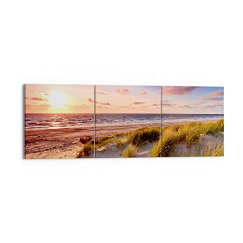 Wandbilder Dekoration Wohnzimmer Meer Strand Düne Mehrteilige Bilder auf Leinwand 150x50cm Leinwandbild Schlafzimmer Set 3 teilige Wand Kunstdruck Art Groß XXL Wanddeko Bild Decor Canvas CA150x50-3540 Wandbilder Dekoration Wohnzimmer Meer Strand Düne Mehrteilige Bilder auf Leinwand 150x50cm Leinwandbild Schlafzimmer Set 3 teilige Wand Kunstdruck Art Groß XXL Wanddeko Bild Decor Canvas CA150x50-3540 von ARTTOR