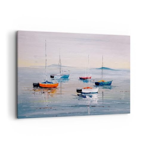 Wandbilder Dekoration Wohnzimmer Nautisch Segelboote Strand Bilder auf Leinwand 120x80cm Leinwandbild Schlafzimmer Küche Deko Wand Kunstdruck Art Groß XXL Wanddeko Bild Wall Decor Canvas AA120x80-6026 Wandbilder Dekoration Wohnzimmer Nautisch Segelboote Strand Bilder auf Leinwand 120x80cm Leinwandbild Schlafzimmer Küche Deko Wand Kunstdruck Art Groß XXL Wanddeko Bild Wall Decor Canvas AA120x80-6026 von ARTTOR