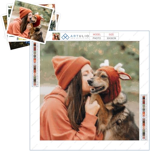 ARTULIO 5D Diamond Painting Eigenes Foto - 40x30 cm – Diamond Painting Selbst Erstellen von ARTULIO