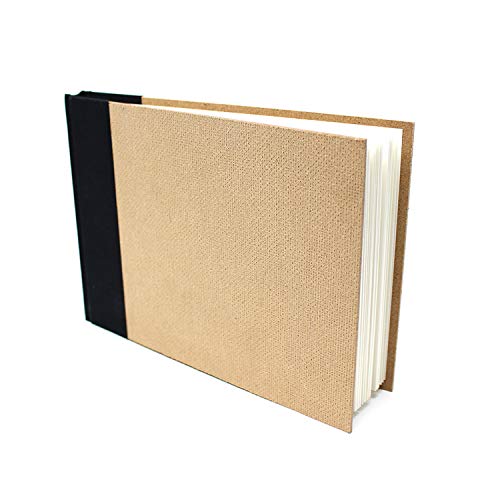 Artway Enviro - Gebundenes A5-Skizzenbuch - Querformat - 92 Seiten/46 Blätter aus 170 gsm Recycling-Papier - 100 % Recycelt Skizzenbuch, Braun von ARTWAY