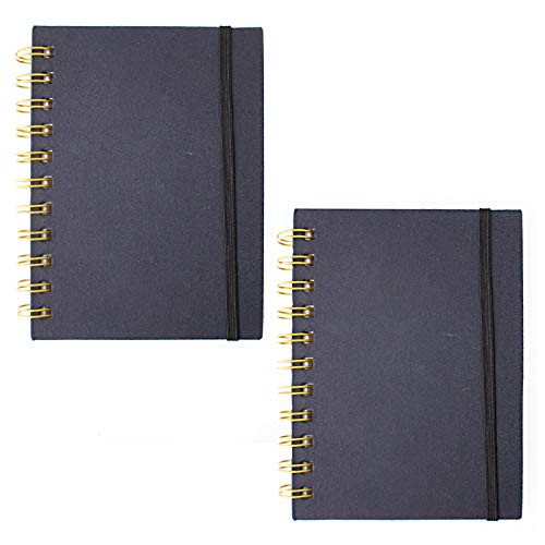 Artway Indigo - Skizzenbuch mit Spiralbindung - 140 g/m² - Indigoblau - A6-Hochformat - 2 Stück Artway Indigo - Skizzenbuch mit Spiralbindung - 140 g/m² - Indigoblau - A6-Hochformat - 2 Stück von ARTWAY