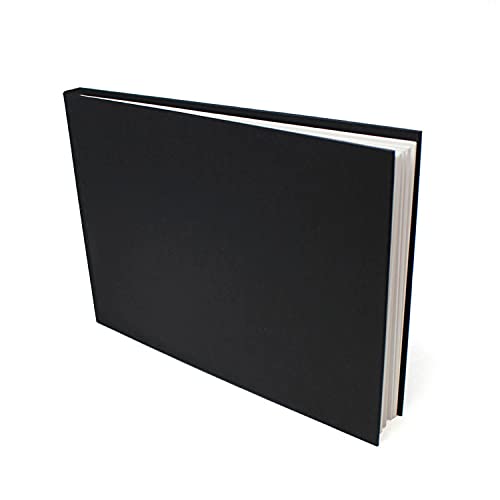 Artway Studio - Gebundenes A4-Skizzenbuch - Querformat - 92 Seiten/46 Blätter aus 170 gsm Papier - Schwarzes Skizzenbuch mit festem Einband Artway Studio - Gebundenes A4-Skizzenbuch - Querformat - 92 Seiten/46 Blätter aus 170 gsm Papier - Schwarzes Skizzenbuch mit festem Einband von ARTWAY