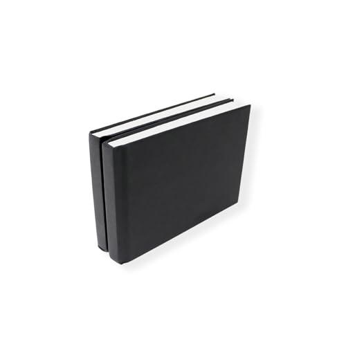 Artway Studio – gebundenes A6-Skizzenbuch, Querformat, 100 Seiten, 50 Seiten aus 170 g/m² Zeichenpapier, schwarzer fester Einband, Doppelpack Artway Studio – gebundenes A6-Skizzenbuch, Querformat, 100 Seiten, 50 Seiten aus 170 g/m² Zeichenpapier, schwarzer fester Einband, Doppelpack von ARTWAY