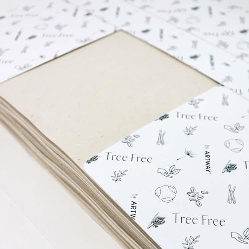 Artway Tree Free Hanfpapier Pack - 100 x 150gsm A4 Blätter - Hanf-Pflanzenfaserpapier für Kunst & Handwerk Artway Tree Free Hanfpapier Pack - 100 x 150gsm A4 Blätter - Hanf-Pflanzenfaserpapier für Kunst & Handwerk von ARTWAY