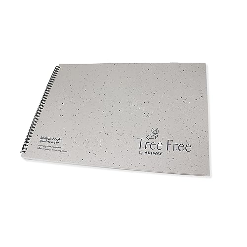 Artway Tree Free - Spiralgebundenes A3 Baumwoll Rag Papier Skizzenbuch - Weiß - 40 Seiten/20 Blätter aus 250gsm 100% Baumwoll Rag Papier - 100% Recyceltes Skizzenbuch Artway Tree Free - Spiralgebundenes A3 Baumwoll Rag Papier Skizzenbuch - Weiß - 40 Seiten/20 Blätter aus 250gsm 100% Baumwoll Rag Papier - 100% Recyceltes Skizzenbuch von ARTWAY