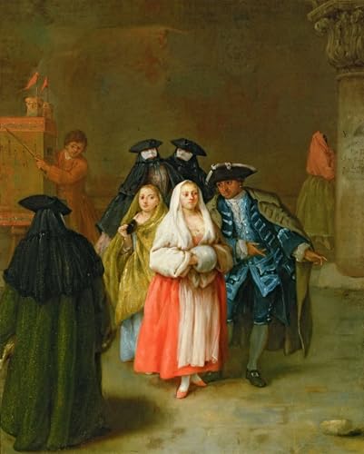 ARTXLXXBN Bekannt Gemälde Fotodruck Malerei Poster Die neue Welt von Pietro Longhi Modem-Grafik für Wohnzimmerdekoration 60x90cm ARTXLXXBN Bekannt Gemälde Fotodruck Malerei Poster Die neue Welt von Pietro Longhi Modem-Grafik für Wohnzimmerdekoration 60x90cm von ARTXLXXBN