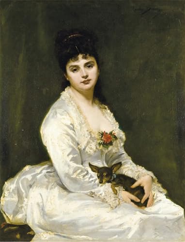 ARTXLXXBN Bekannt Gemälde Fotodruck Malerei Poster Madame Henry Fouquier Von Carolus-duran Modem-Grafik für Wohnzimmerdekoration 60x90cm ARTXLXXBN Bekannt Gemälde Fotodruck Malerei Poster Madame Henry Fouquier Von Carolus-duran Modem-Grafik für Wohnzimmerdekoration 60x90cm von ARTXLXXBN