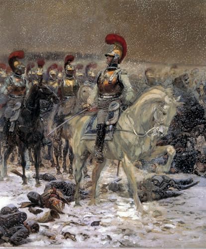 ARTXLXXBN Bekannt Gemälde Fotodruck Malerei Poster Vor dem Angriff die Karabiner in Winkowo Gemälde von Jean Baptiste Edouard Detaille Modem-Grafik für Wohnzimmerdekoration 60x90cm ARTXLXXBN Bekannt Gemälde Fotodruck Malerei Poster Vor dem Angriff die Karabiner in Winkowo Gemälde von Jean Baptiste Edouard Detaille Modem-Grafik für Wohnzimmerdekoration 60x90cm von ARTXLXXBN
