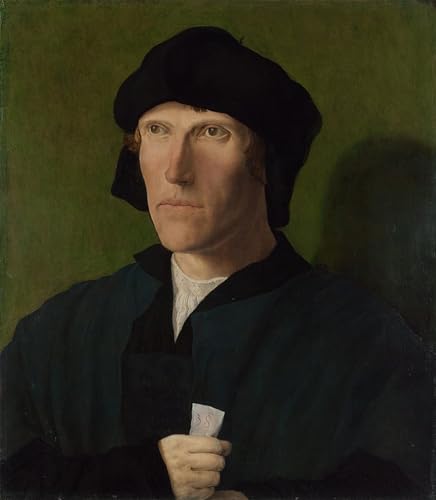 ARTXLXXBN Bekannt Gemälde Fotodruck Malerei Poster ein Mann im Alter von Lucas Van Leyden Modem-Grafik für Wohnzimmerdekoration 60x90cm von ARTXLXXBN