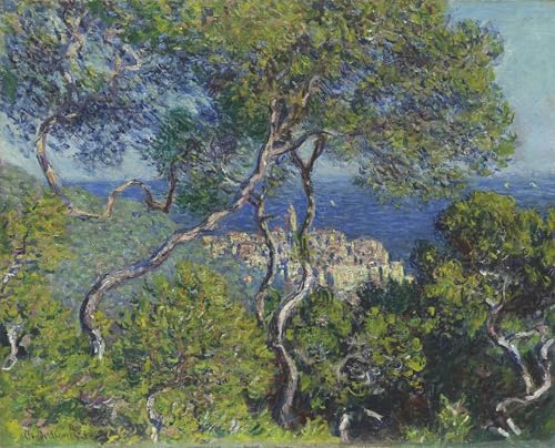 ARTXLXXBN Bekannt Leinwand Kunst Leinwand Druck Wand Bordighera von claude monet Bilder Abstrakt Graffiti für Heimtextilien 60x90cm von ARTXLXXBN